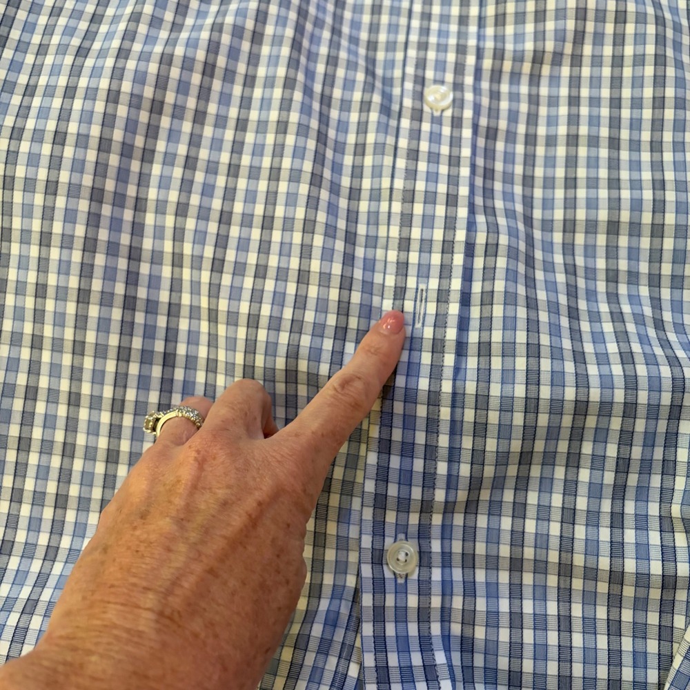 UNTUCKit Mens XL Shirt Bundle 3pc Wrinkle Free Cotton Plaid Pinstripe Grid XL - Picture 10 of 16
